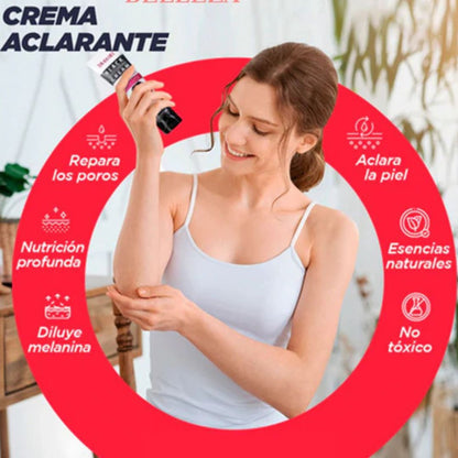 💃 Crema Blanqueadora con Colágeno y Ácido Glicólico