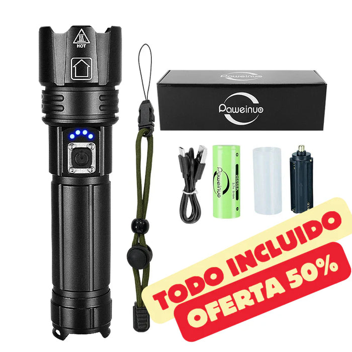 🔦LUMINIX™ MINI LINTERNA TÁCTICA  [ÚLTIMAS UNIDADES]